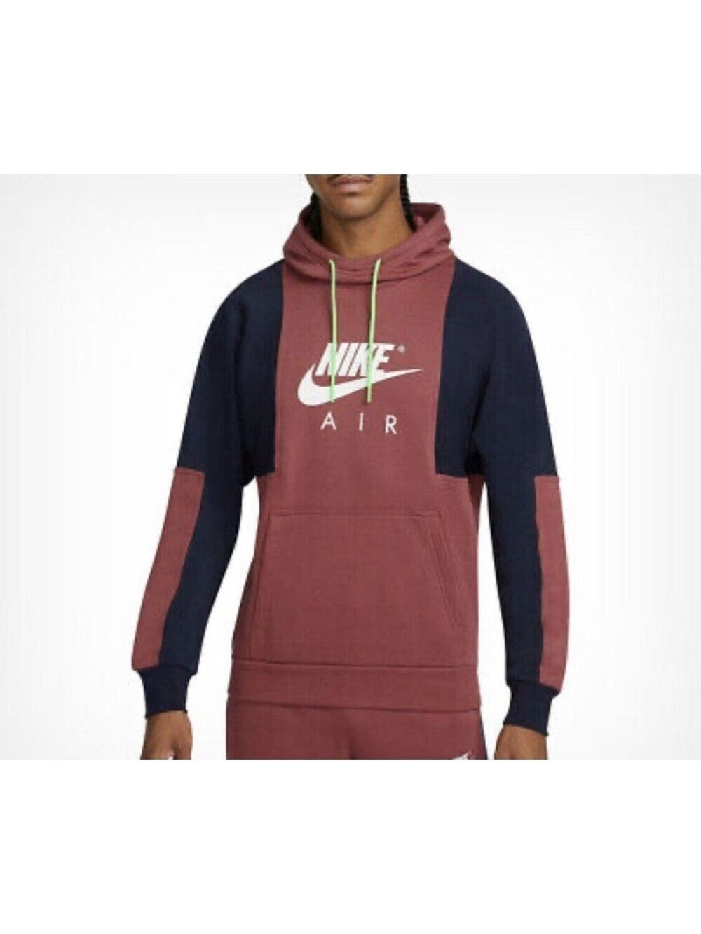 Nike Air Hoodie Mens Medium Pullover Get Over Your Fear of Heights Logo - Picture 1 of 12